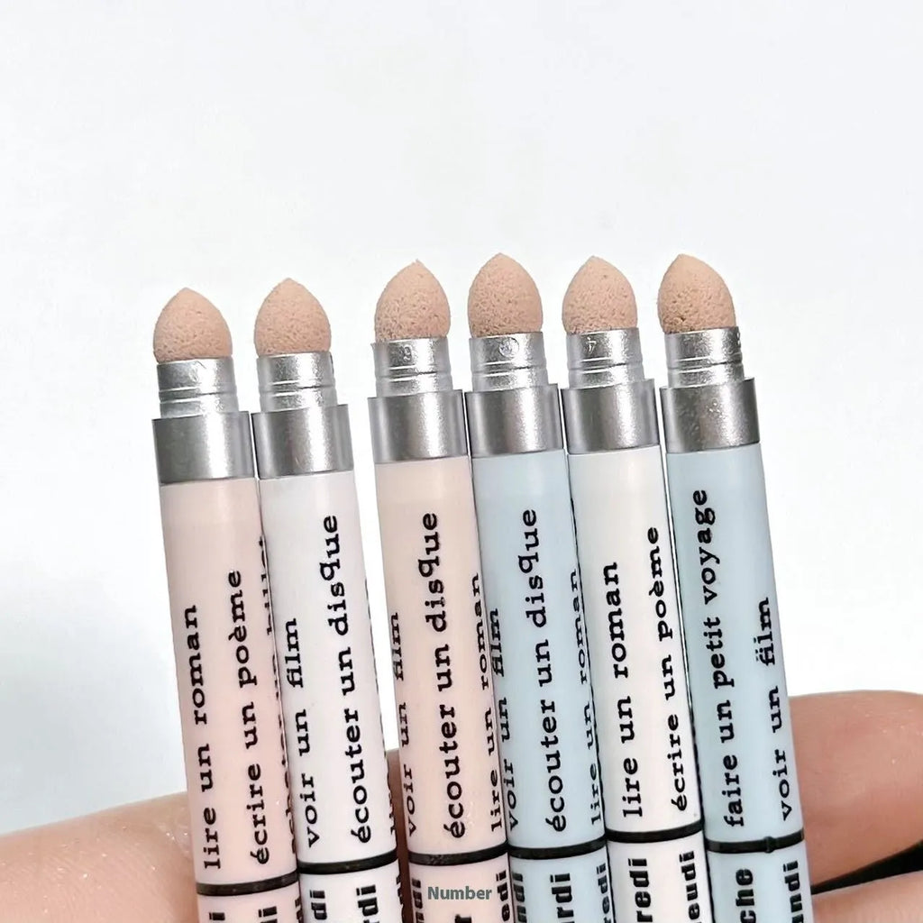 INS style eye shadow pen in a choice of six colours including camellia milk apricot and fragrant cocoa.