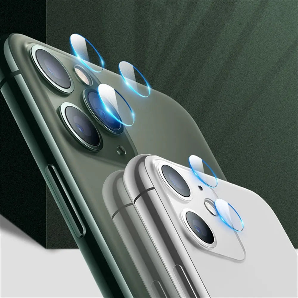 Glass fiber camera lens protective film for iPhone 6 to 11 series, anti-scratch and ultra-thin