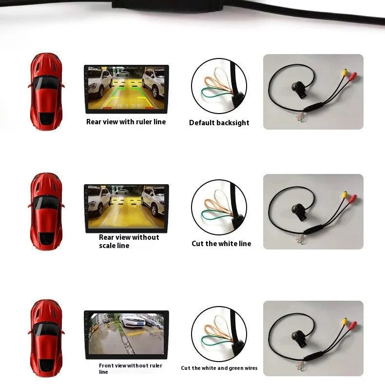 Universal metal fisheye lens for vehicle camera systems with 600TVL resolution and three-control line interface