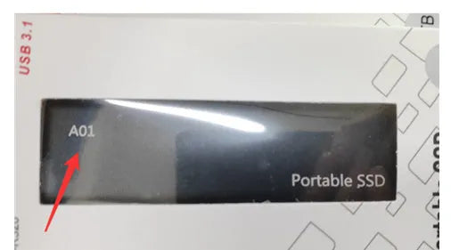 Ultra-thin metal external solid-state drive with red interface, shown alongside capacity options.