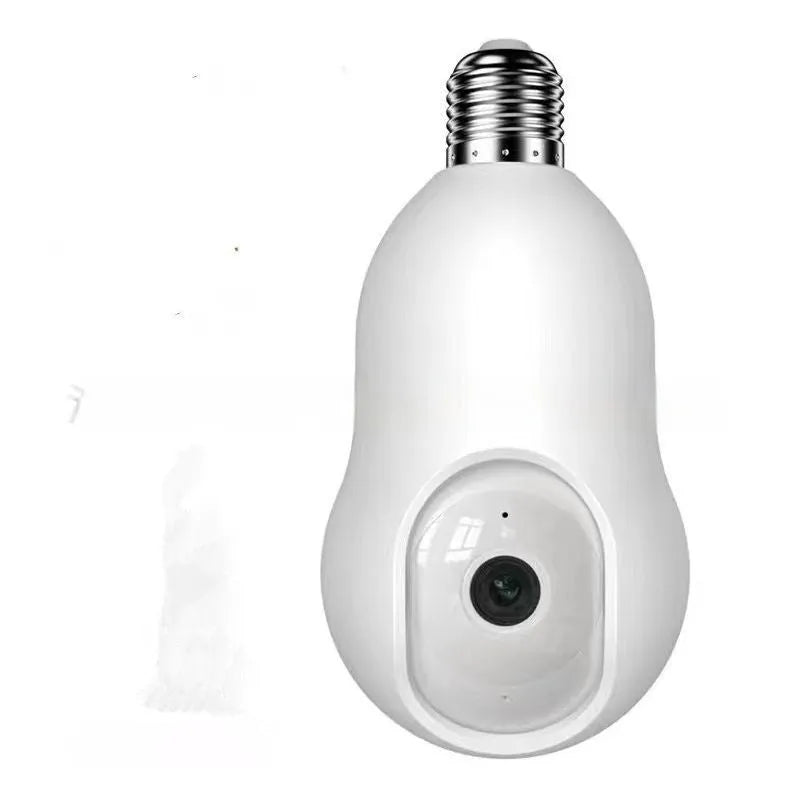 Graffiti style 2K 4MP WiFi surveillance camera with E27 interface for night vision monitoring