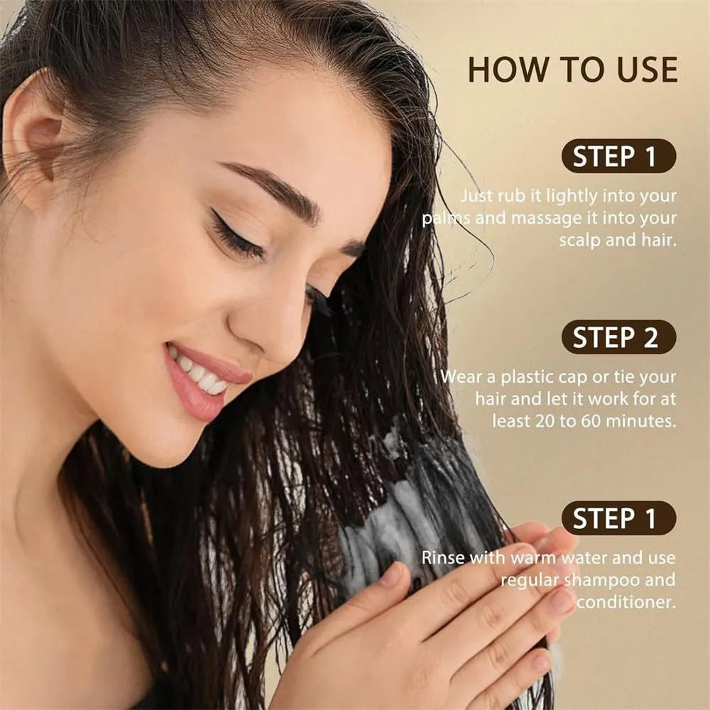 Botanic batana oil hair growth set with shampoo in 120g bottles, Set1 colour option