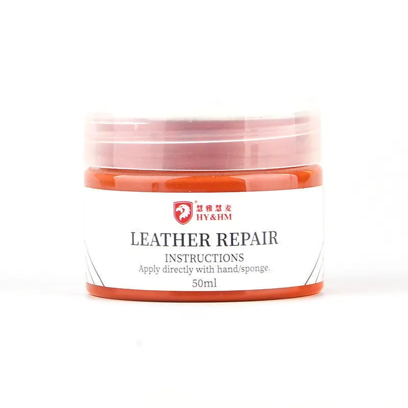 Leather repair cream for colour changing, dyeing and refurbishment with antifouling function