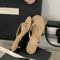 Women's round toe stiletto sandals with open design in sheepskin camel colour