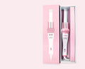 Rotating curling iron with tourmaline ceramic barrel 21mm-30mm for wet and dry hair styling