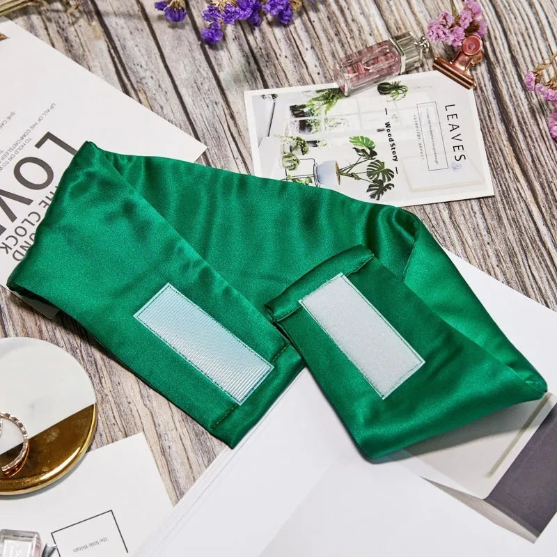 Mulberry silk sleep eye mask shown in one of seven colour options for light blocking.