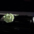 Jasmine car perfume solid gypsum vent clip in off white or fresh green with essential oil