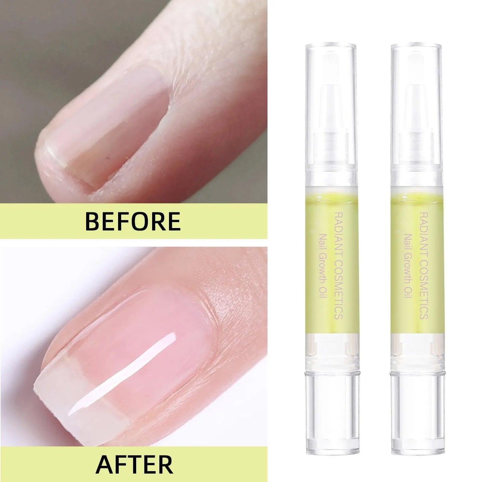 3ml nail growth treatment oil bottle for moisturising and conditioning
