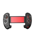Red telescopic Bluetooth gamepad controller with USB cable for Android IOS and PC gaming