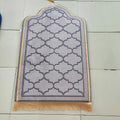 Washable flannel printed sponge plaid carpet floor mat showing plaid pattern in multiple colour options