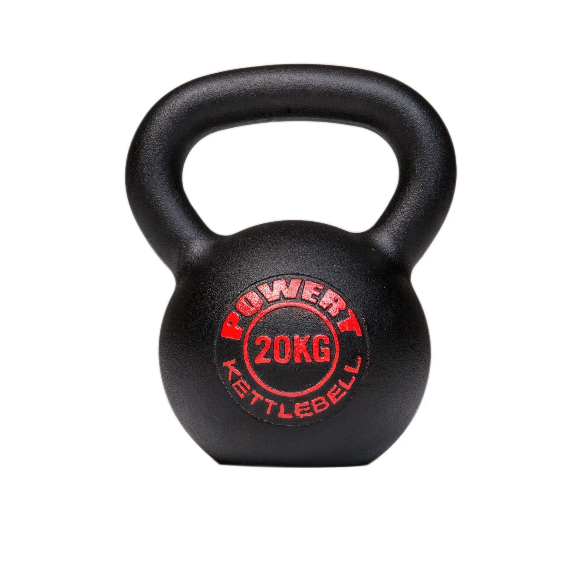 Cast iron kettlebell dumbbell on floor, available in multiple weight sizes from 4kg to 24kg