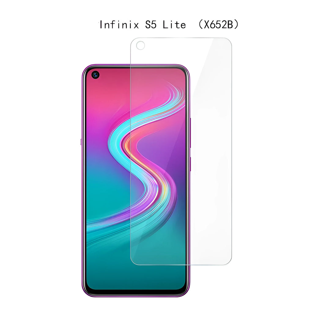 Infinix S5 Lite nano explosion-proof tempered screen film in HD clear finish for X652B model