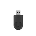 Black Mini CarPlay USB wireless data adapter with 26x55x13mm compact dimensions