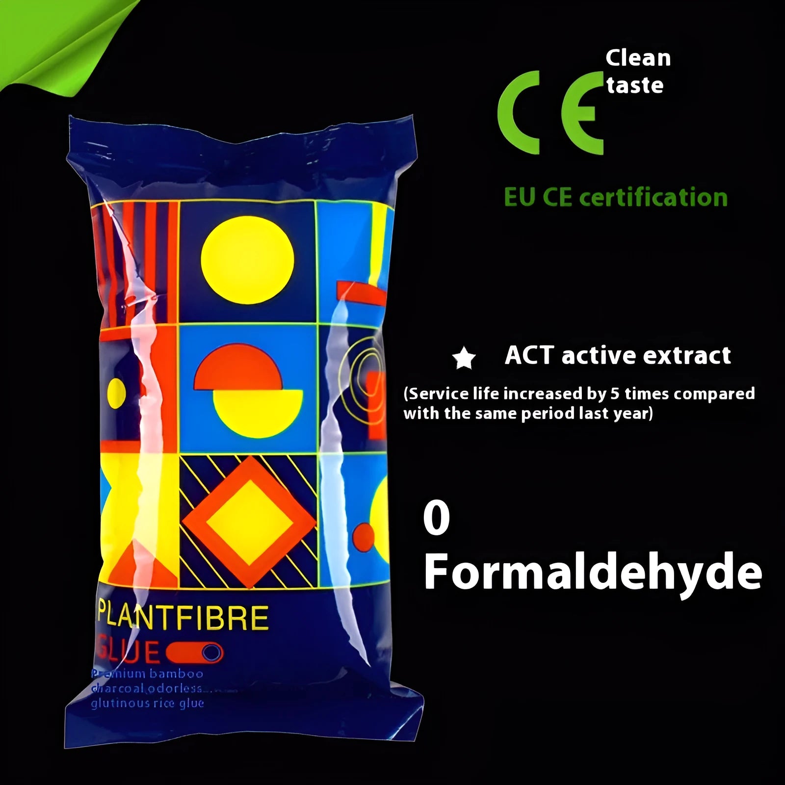 Glutinous rice wallpaper glue in single-roll packaging, formaldehyde-free with clean smell