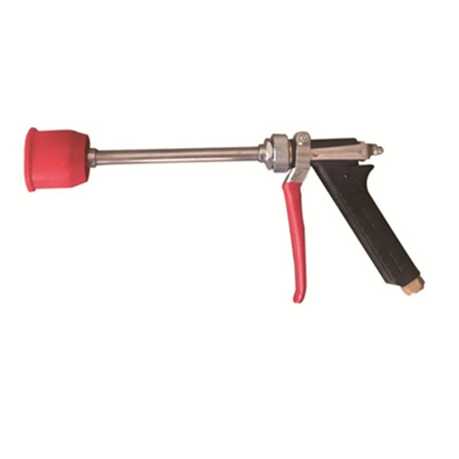 Adjustable high-pressure agricultural spray gun with submachine gun style design for pesticide application