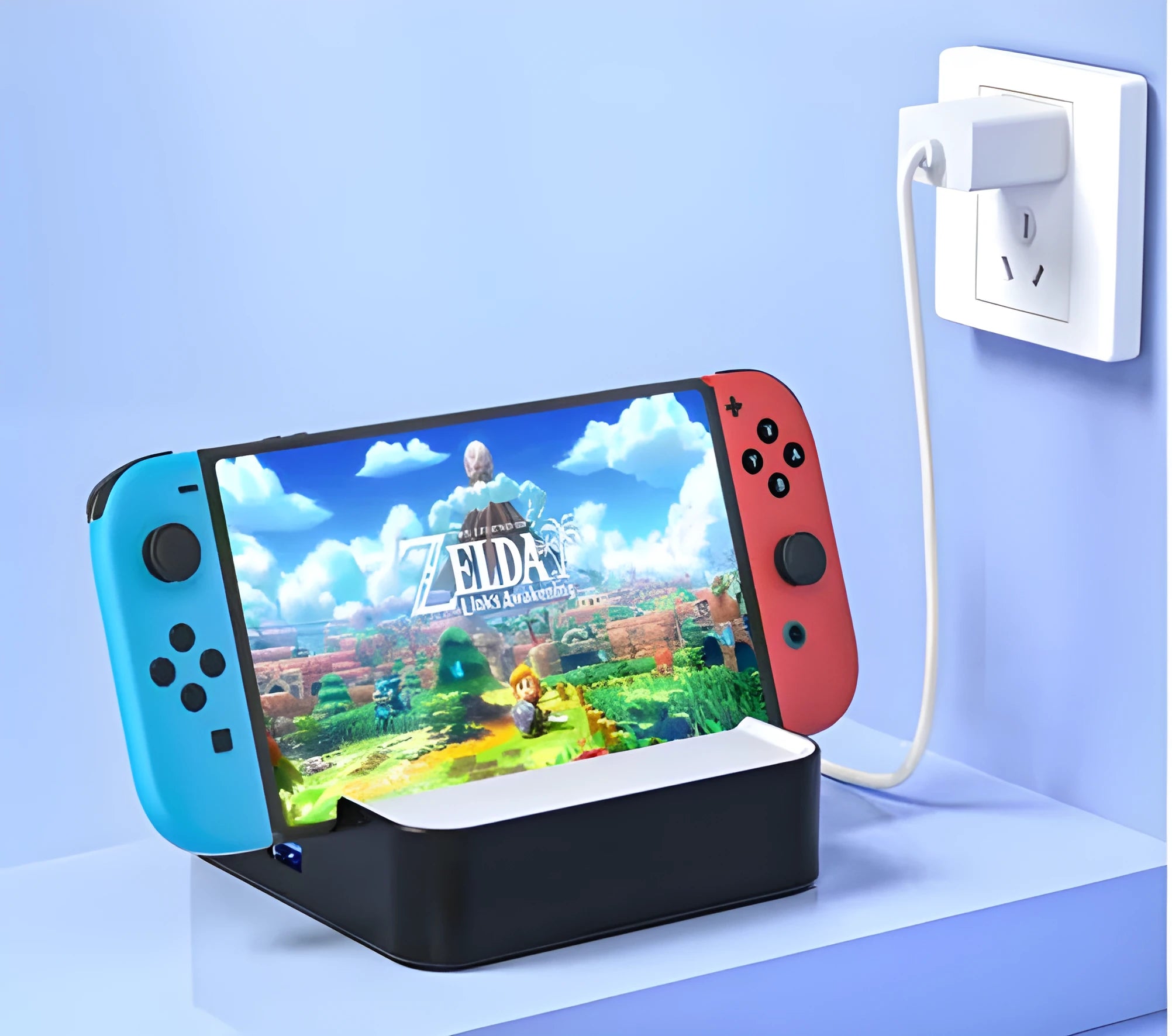 Compact portable game console adapter with rotary design in PVC-aluminium alloy housing for 4K HD projection.