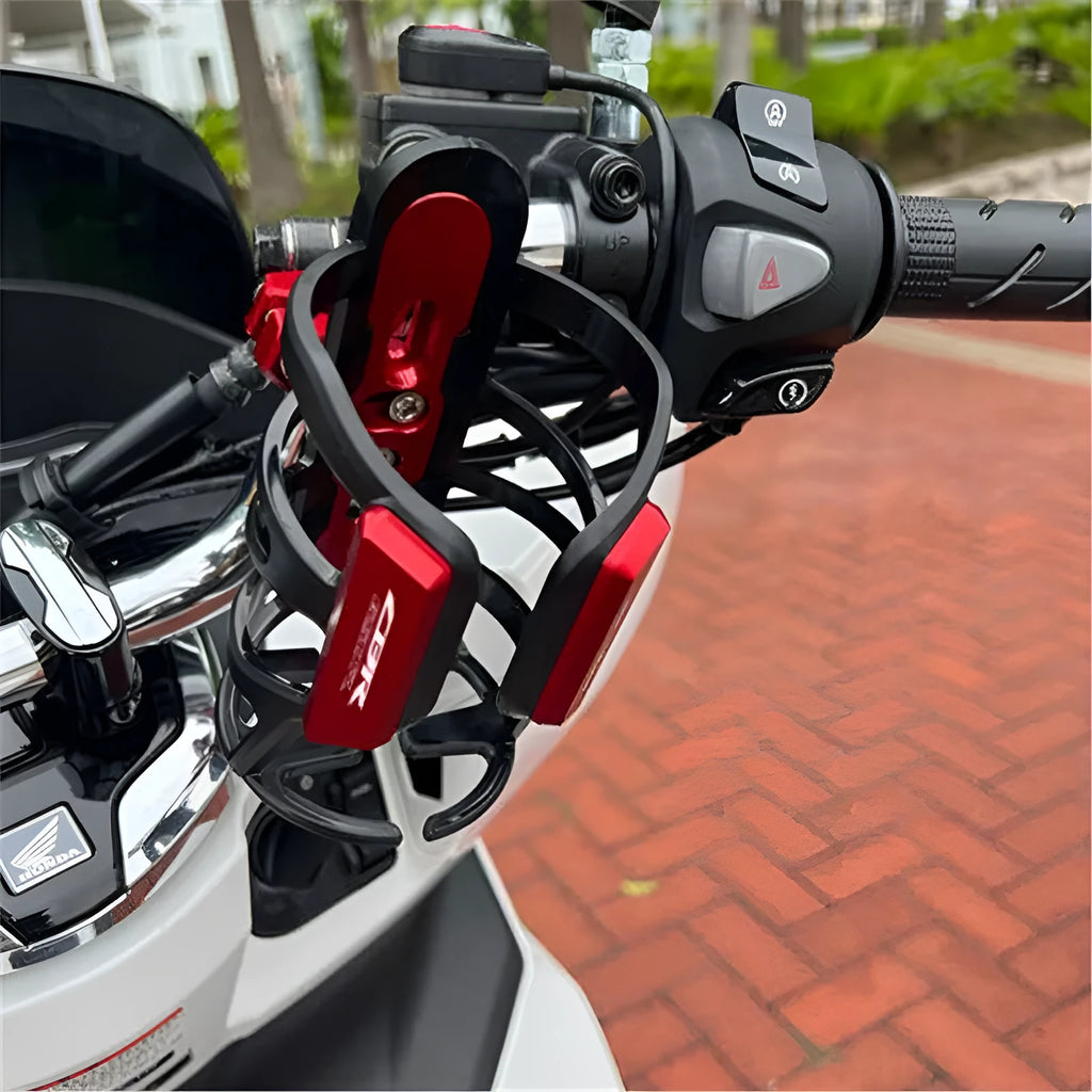 Modified bumper water bottle cage for Honda X-ADV scooters in six colour options