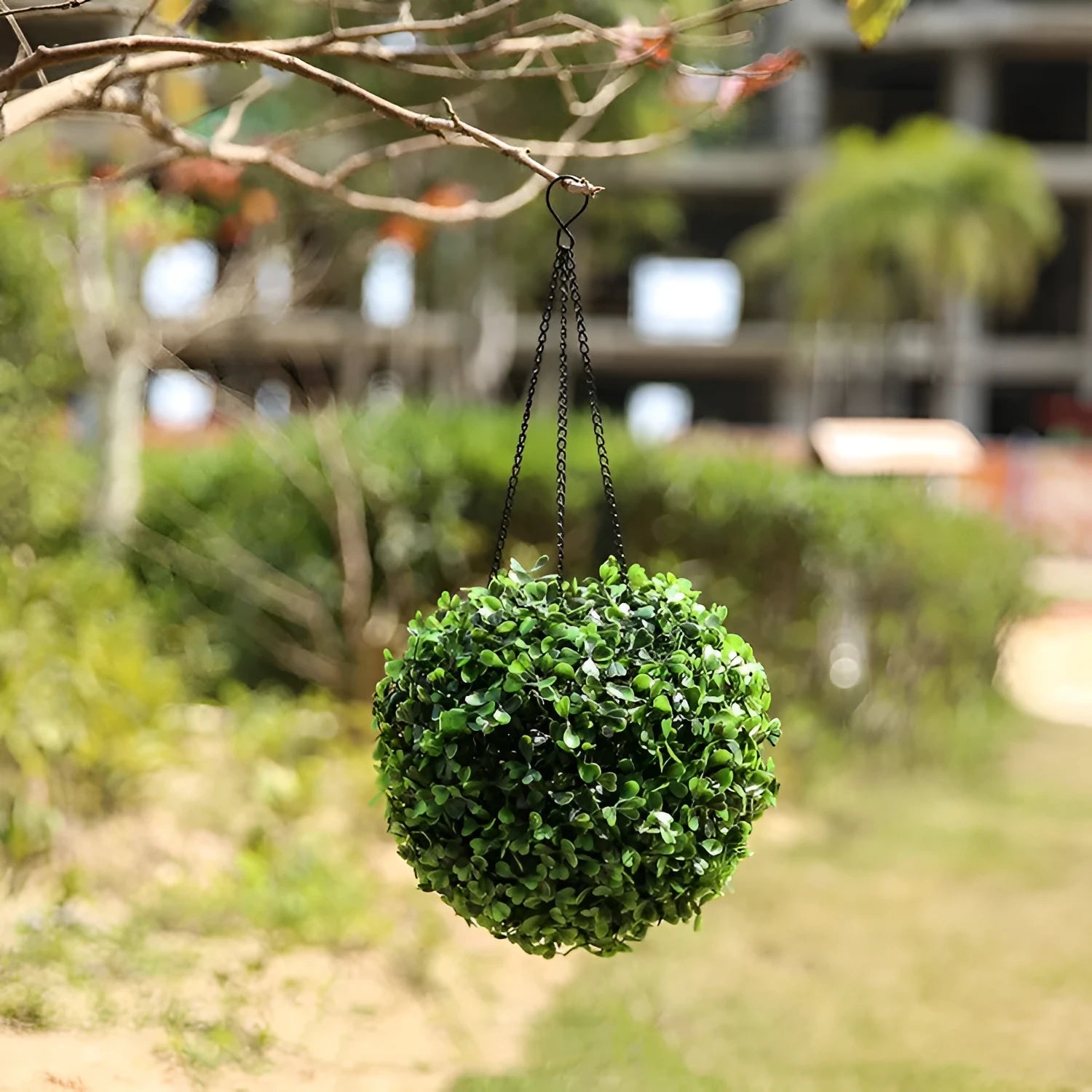 Solar grass ball light with plastic rattan shade in warm white LED for garden courtyard decoration