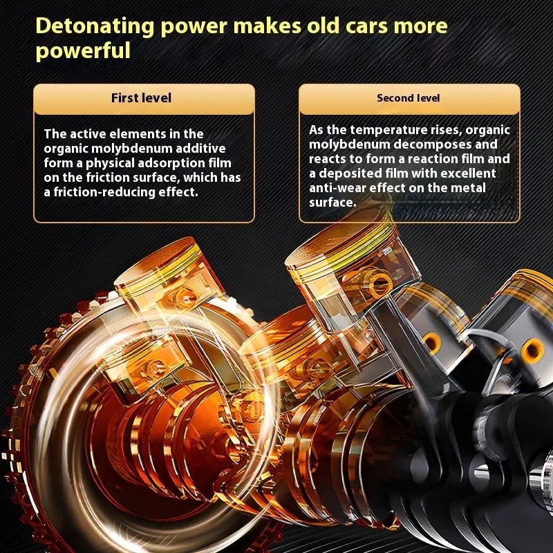 60ml engine anti-wear oil additive bottle with white cover
