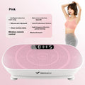 Portable grey smart power plate vibration fitness equipment with Bluetooth connectivity
