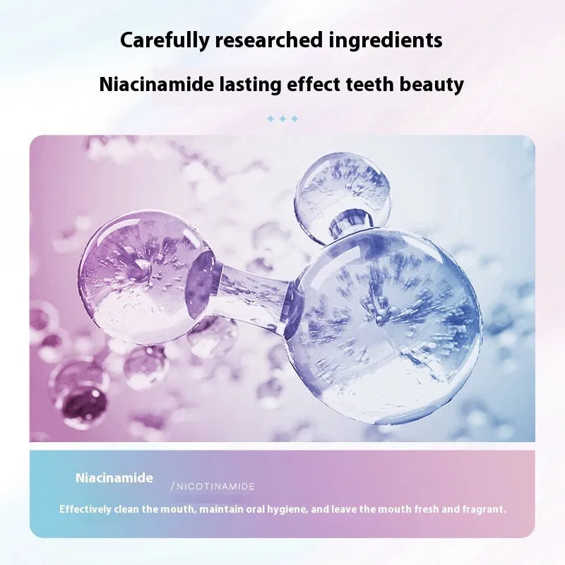 100g tube of nicotinamide dazzling white toothpaste for adult oral care