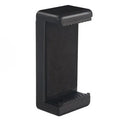 Black plastic rotating clamp phone holder showing adjustable mechanism and 10x4x3.5mm dimensions