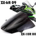 Blue transparent motorcycle windscreen for Kawasaki sport bike replacement