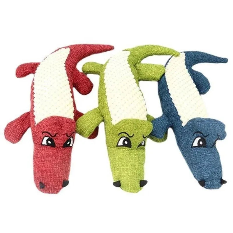 Corn grid pattern plush toy for pets in blue colour with textured surface for teeth cleaning