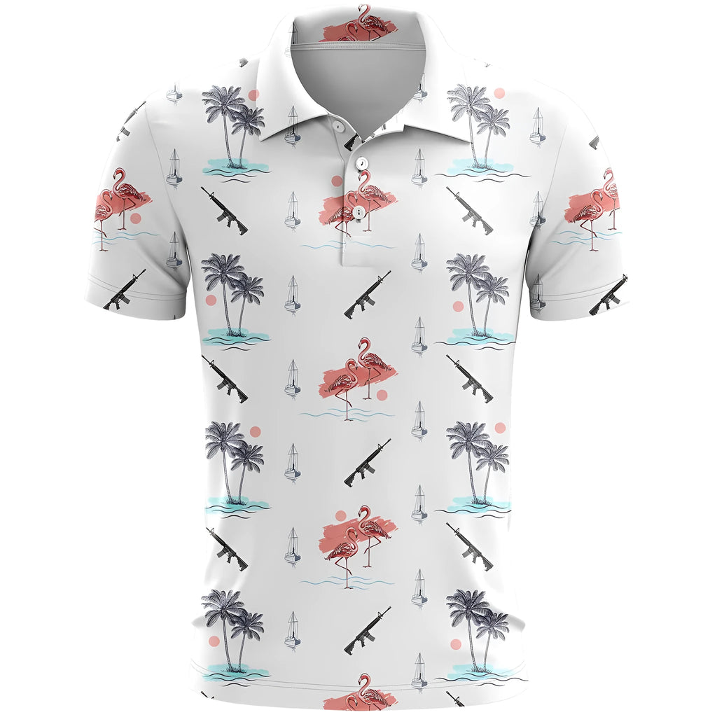 3D printed short sleeve sports top in bird eye cloth fabric showing colour matching pattern and loose fit