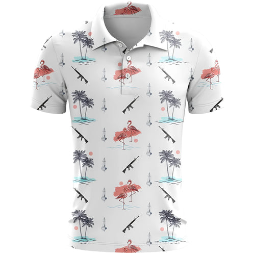3D printed short sleeve sports top in bird eye cloth fabric showing colour matching pattern and loose fit