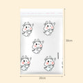 Car trash adhesive clean bag in PE material, available in 15 or 30 pack, shown with adhesive tab and colour options