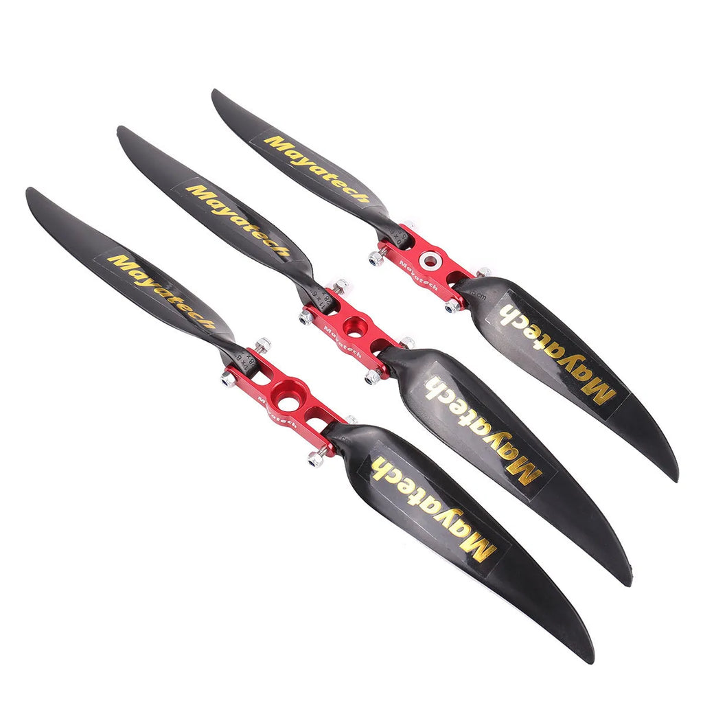 Black nylon folding paddle fittings measuring 12cm by 6.5cm for glider assembly with quick disassembly design
