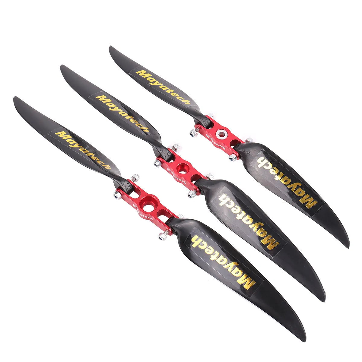 Black nylon folding paddle fittings measuring 12cm by 6.5cm for glider assembly with quick disassembly design
