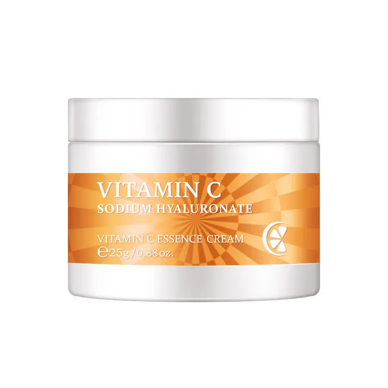 Sakura Cream Moisturizing Lotion 25g VC Essence Cream in white jar packaging