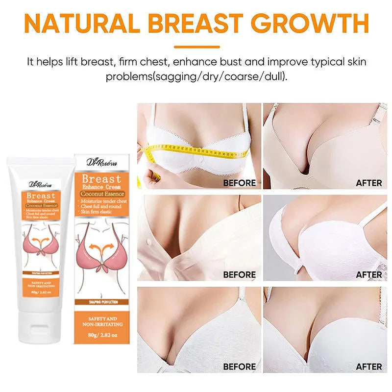 80g breast enlarging cream for lifting firming tightening massage in a plastic jar