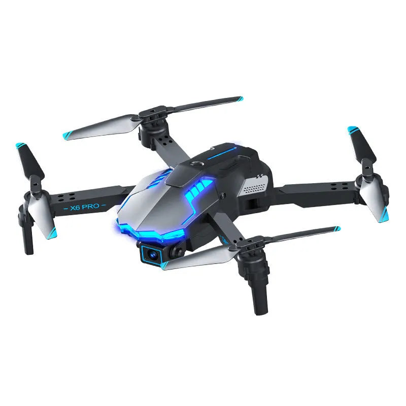 UAV 4K HD drone with dual camera, optical flow positioning, and obstacle avoidance, plastic body under 30cm