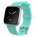 Fitbit Versa Lite replacement wrist strap in large TPE, showing multiple colour options.
