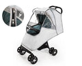 Universal waterproof baby stroller rain cover in pink, blue and grey colour options