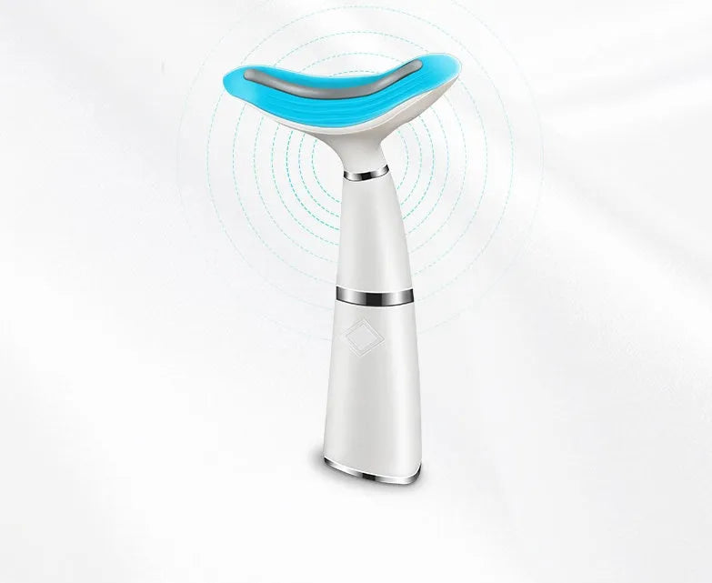 Neck care instrument with colour light acoustic wave mode and USB charging port