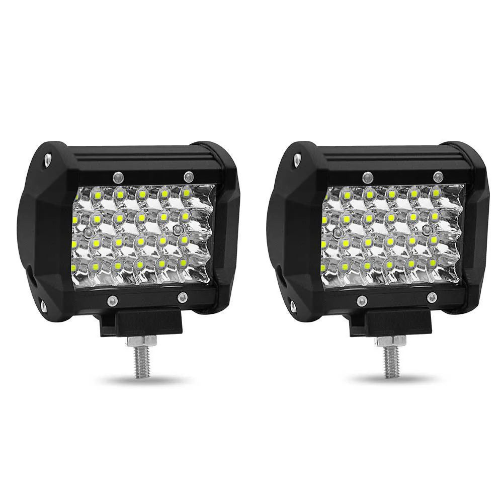Black LED strip lights with four rows of lamp beads for vehicle modification with aluminium alloy case