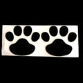 PVC hand-shaped brush car bumper sticker with footprints design in four colour options