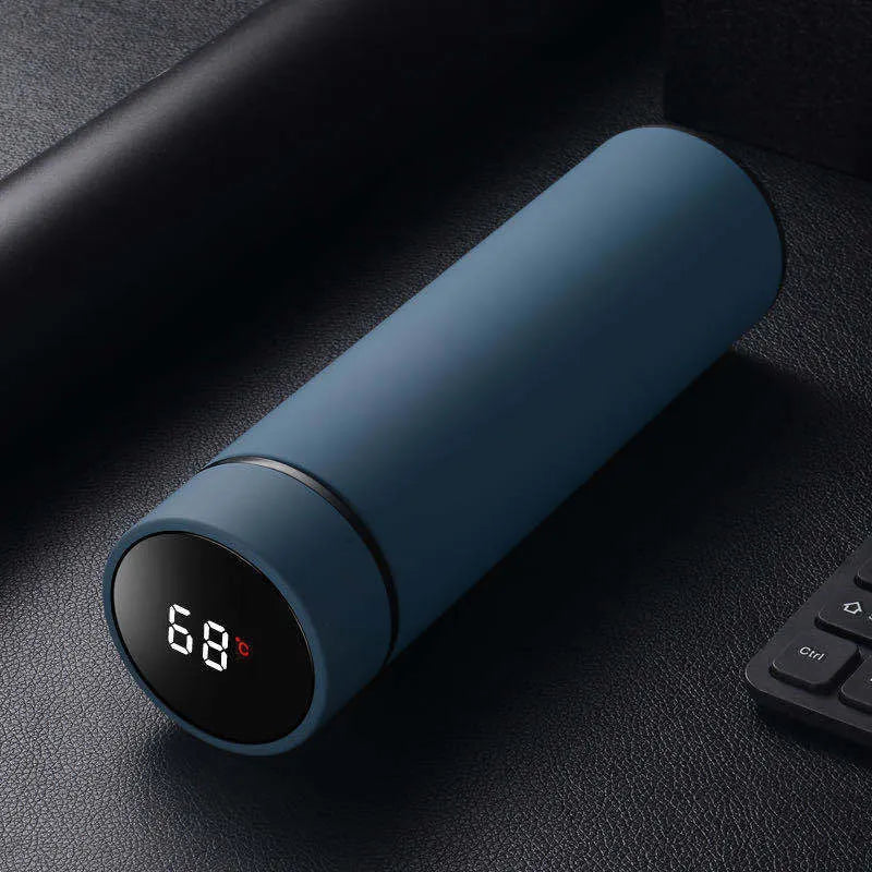 450ml stainless steel water bottle with double-wall vacuum insulation and copper coating