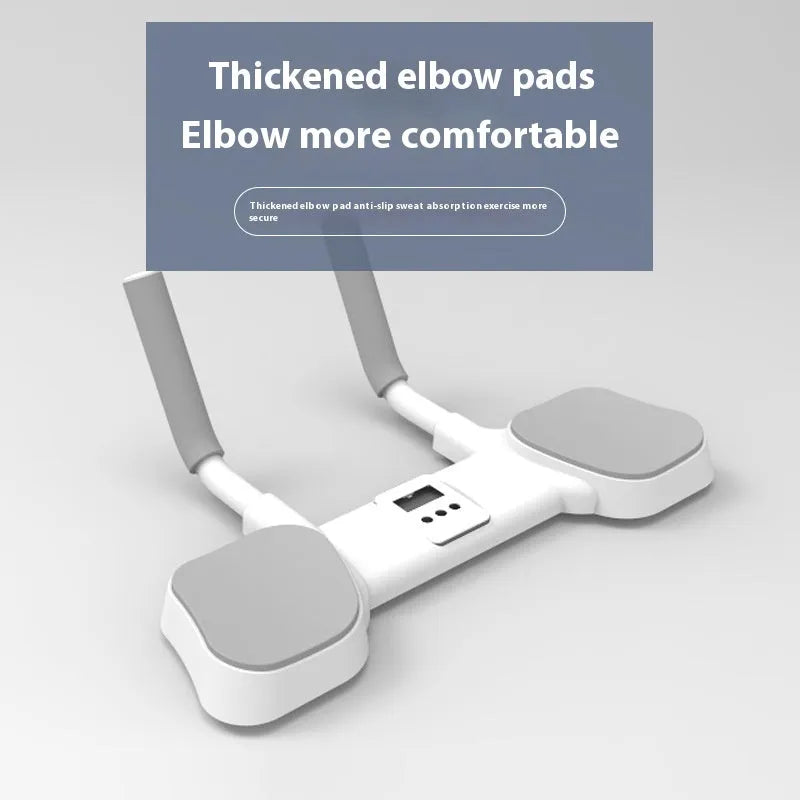 White aluminium flat support trainer with ABS components for home fitness exercises