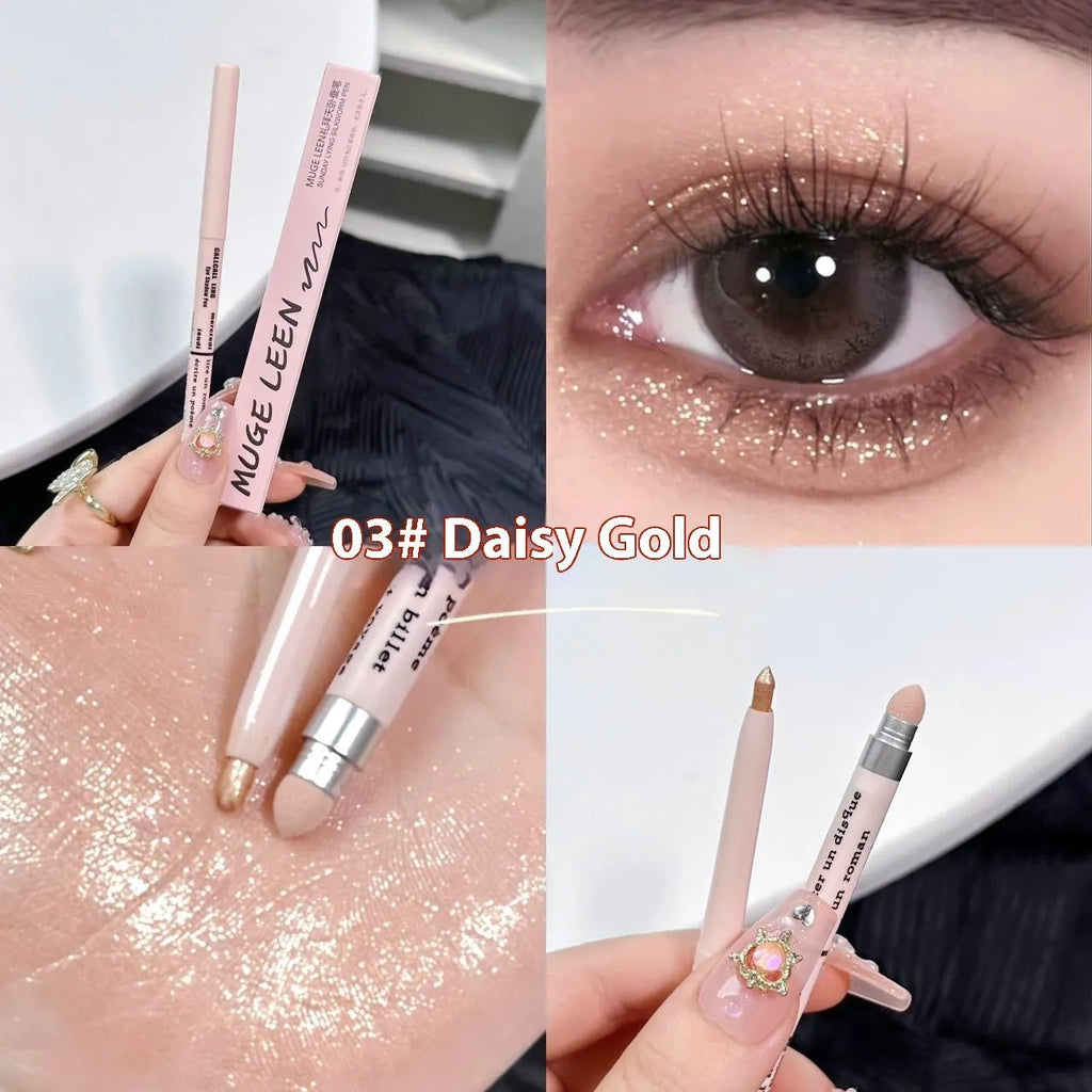 INS style eye shadow pen in a choice of six colours including camellia milk apricot and fragrant cocoa.
