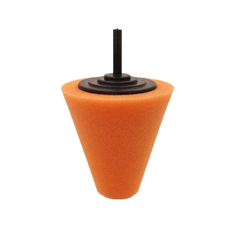 Car wheel cone polishing sponge grinding head 80mm diameter 6mm bore for hub and handle polishing