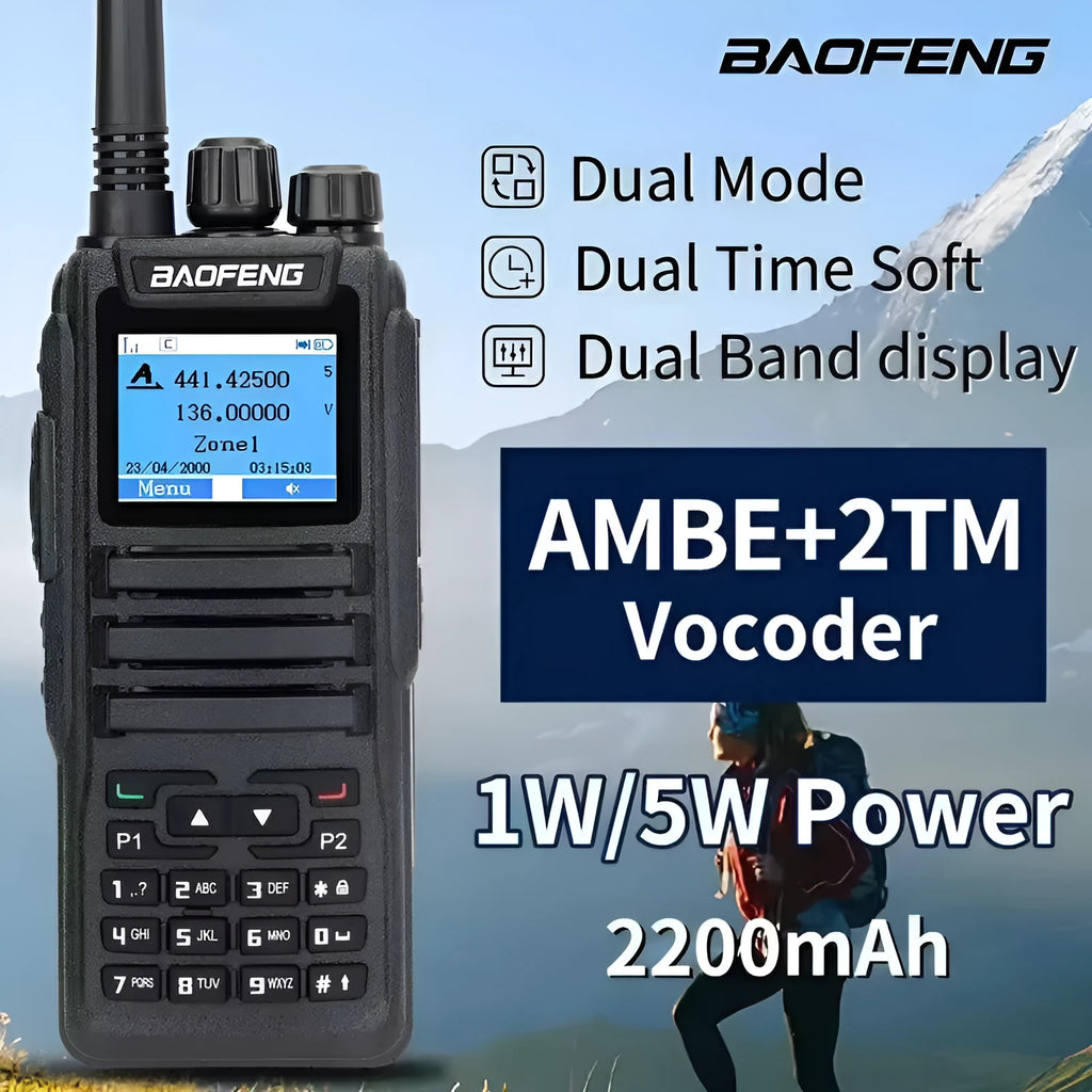 DM-1701 digital interphone dual time slot handheld radio with lithium battery
