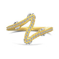 S925 sterling silver ring with refined zircon design, heart-shaped and geometric styles, electroplated platinum white diamond finish