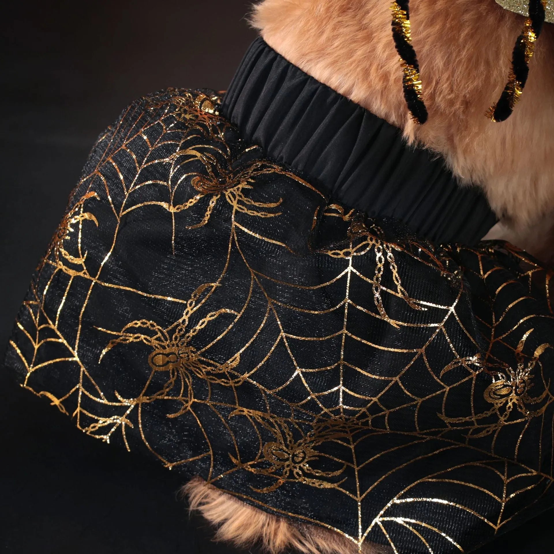 Polyester dog suit costume for Halloween parties in multiple dog sizes