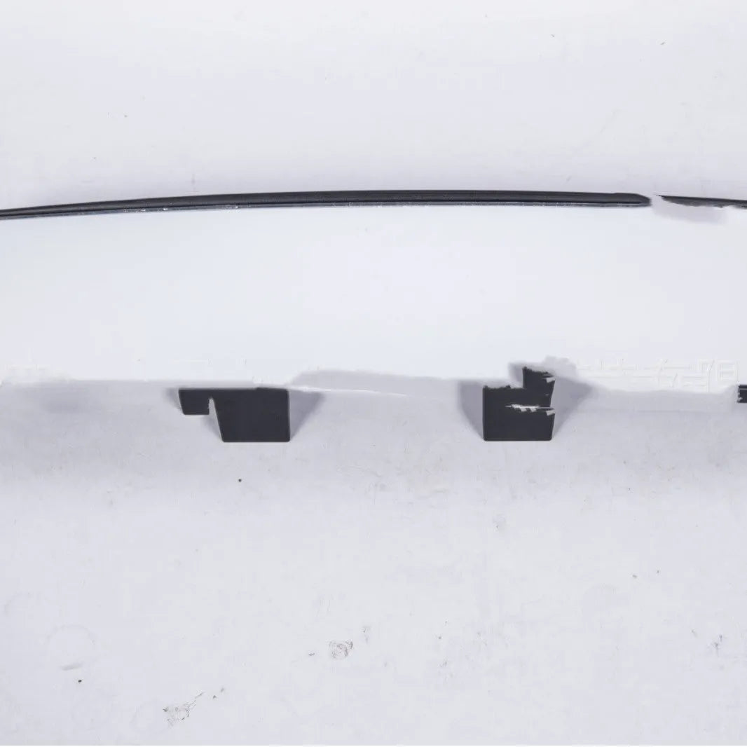 Curved blue filter rearview mirror measuring 270mm by 75mm with snap-on installation