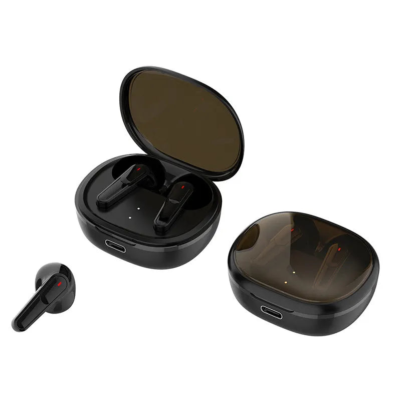 Black PRO30 Bluetooth headphones with in-ear design and noise reduction features